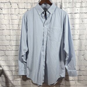 Jos. A. Bank Light Blue Gingham Men's Shirt